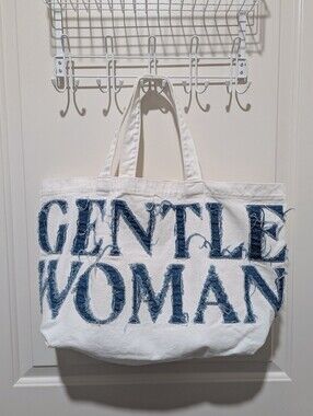 NWOT Gentle Woman Medium Denim Tote